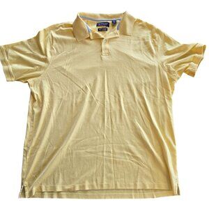 Roundtree & Yorke XL Supima Cotton Yellow Polo Shirt